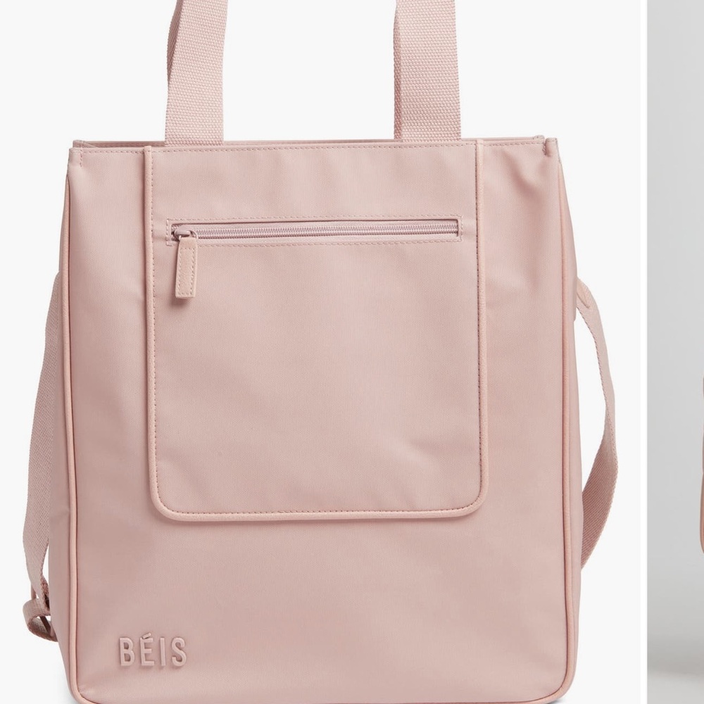 Beis Pink Tote Bag NWT